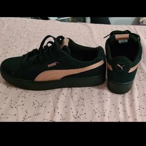 Rose Gold PUMA platforms size 10